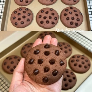 <span class=keywords><strong>Mini</strong></span> biscuits aux pépites de chocolat double saveur 260g, gaufrettes croustillantes au goût sucré, emballés en boîte double - Product Image 1