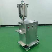 Machine de remplissage semi-automatique manuelle à seringue en plastique pour crème cosmétique visqueuse en gel préremplie