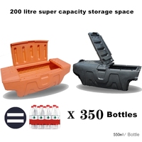 Vente directe usine : Grande boîte à outils pliable pour pick-up, double ouverture, grande boîte à outils pour voiture