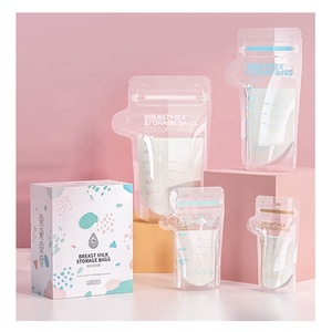 Zip Lock Breast Milk Storage Bag With Temperature Sensor Breast BPA FREE 180ML 200ML 250ML Milk Storage Bags Breast