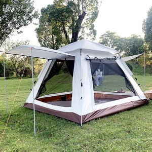 Tente de camping extérieure pour 4-5 personnes, protection UV complète, imperméable, utilisable en toutes saisons - Product Image 1