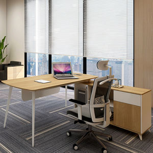 Scrivania da Ufficio Moderna Convertibile ed Estensibile in Legno per 4 Persone - Product Image 3