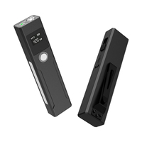 Linterna LED Recargable IP65 Resistente al Agua, Haz Verde y Blanco, 1200 Lúmenes, USB-C, para Camping, Aleación de Aluminio 6061, Plana, de Bolsillo, EDC