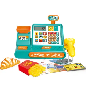FiveStar magasin de jouets caisse enregistreuse avec Scanner calculatrice électronique semblant jouer jouet supermarché caissier jouet pour enfants