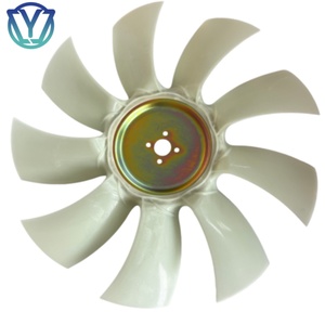 197-6548 1976548 Pale de ventilateur de moteur diesel de haute qualité, 4 trous, 9 pales, pièces de rechange pour excavatrice - Product Image 1