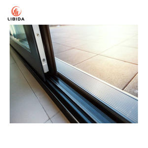 Véranda en aluminium personnalisée porte coulissante double verre trempé fenêtres et portes avec rail porte coulissante à vendre - Product Image 2