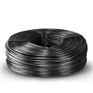 Brida de alambre de hierro recocido Alambre Recocido Torcido negro doblado negro Alambre de construcción para precio barato bobina de alambre negro 350-500mpa