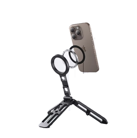 Vrig MG-21 Magnetic Phone Stand Portable Photography Cold Boots Tripod Magsafe Handheld Selfie Stick Suitable for IPhone, Apple