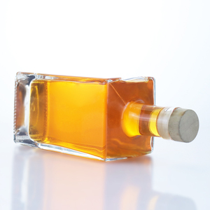 Nuova Elegante Bottiglia in Vetro Super Flint da 700ml 750ml Modello Spear Spirit con Tappo in Sughero per Acqua Whisky Vodka Offerta Campione Gratuito - Product Image 2