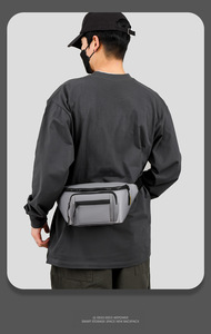 Custom Fashion Travel Casual Fanny Packs for <b>Man</b> Print Designer Mens Fitness Hip Belt <b>Pouch</b> Bum Waist Bag - Product Image 6