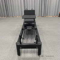 Cama de Pilates Reformer Premium, Equipo de Entrenamiento Profesional para Estudio de Yoga, Recuperación Física y Ejercicio Diario