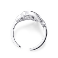 Bague ajustable à ouverture double cheval en argent sterling 925 Bijoux équestres pour femmes et hommes