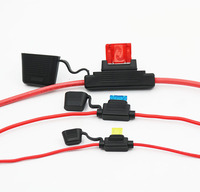 Porte-fusible moyen de calibre 12 Porte-fusible en ligne 12 AWG avec fusible à lame ATC de 30 ampères