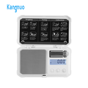 Báscula digital portátil mini para joyería, de acero inoxidable, con plataforma para pesar oro, de alta precisión (0.01g) - Product Image 1