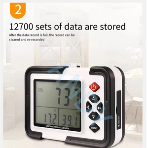 เครื่องตรวจจับก๊าซคาร์บอนไดออกไซด์ที่ได้รับการรับรองจาก HTI CE รุ่น HT-2000 เครื่องวิเคราะห์ก๊าซแบบพกพา วัดคุณภาพอากาศ อุณหภูมิ ความชื้น เครื่องวัดก๊าซคาร์บอนไดออกไซด์ - Product Image 6