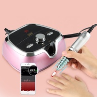 Perceuse à ongles électrique SML 35000 tr/min SML M3 avec pédale, modes main et pied, machine de manucure et pédicure pour nail art