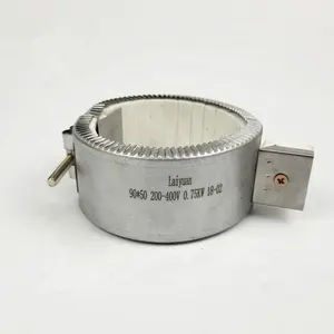 Laiyuan 220v 240v Industrial Electric Extruder Heating Element Ceramic Insulated Band Heater For Injection Molding Machines