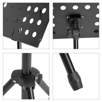 Accessoires pour instruments de musique, support léger et portable, support de partitions pliable réglable avec sac