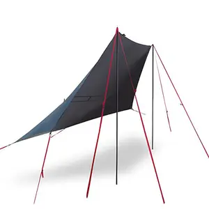 遮阳帆防水矩形2x3m，95% 紫外线阻挡花园防晒遮阳篷顶篷，带自由绳，透气天井帆