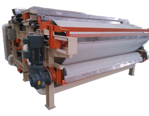 Tipos DNY de sistemas de tratamiento de aguas residuales, prensa de filtro de correa, precio de prensa de correa de deshidratación de lodos. - Product Image 1