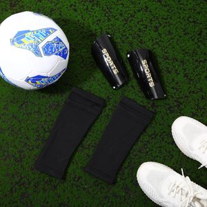 Espinilleras de fútbol para niños, jóvenes, adolescentes, adultos, espinilleras y mangas de calcetín para niños de 3 a 15 años, protección para niños y niñas - Product Image 6