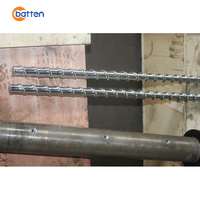 Vis et cylindre d'extrusion bimétalliques pour PVC souple