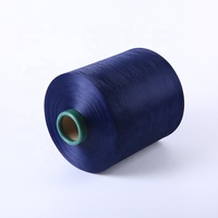 Fil recyclé Polylion 75d/36f en polyester DTY 6 brins, teint en masse, pour chaussettes