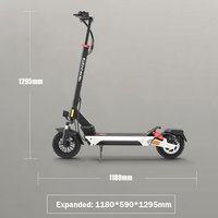 Scooter électrique KuKirin M4 Max pour adultes, batterie 48V 18.2Ah, moteur 800W, scooter électrique pliable