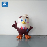 Modèle de poulet gonflable géant personnalisé pour la promotion en plein air et la décoration d'événements