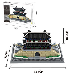 Wange 5240 Namdaemun Seúl Corea, Bloques de Construcción Creativos, Modelo de Ladrillos, Juego de Bloques de Construcción de Plástico para Niños y Niñas, Juego de Juguetes Coleccionables - Product Image 5