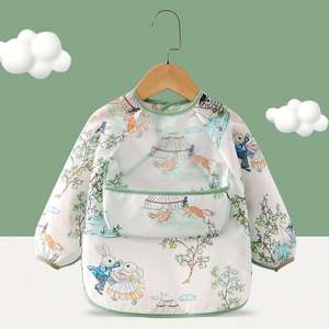 Bavoir jetable double face imperméable en EVA pour bébé, motif dessin animé, type poche à riz, en stock usine - Product Image 5