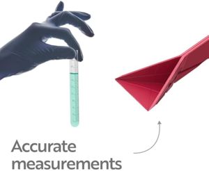 Polygons Flat 3 in 1 Magnetic Flat <strong>Measuring</strong> <strong>Spoons</strong> Set Silicone <strong>Collapsible</strong> Suction Foldable Kitchen Gadgets - Product Image 4