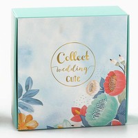 Vente en gros de boîte-cadeau pliante de luxe personnalisée avec ruban boîtes-cadeaux boîte-cadeau de mariage de qualité supérieure