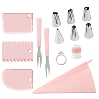 Ensemble de pochettes et pochettes réutilisables pour la décoration de gâteaux Kit d'outils pour glaçage coupleur de poche à pâtisserie