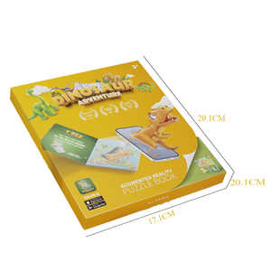 Niños STEM juguetes educativos DIY rompecabezas libro juguete dinosaurio aventura realidad aprendizaje 3D interactivo Animal Dino AR <span class=keywords><strong>Jigsa</strong></span> librería - Product Image 6