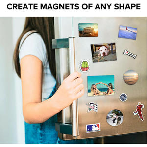 Adesivo magnetico da 4x6 pollici <span class=keywords><strong>per</strong></span> frigorifero magneti adesivi <span class=keywords><strong>per</strong></span> foto forti <span class=keywords><strong>per</strong></span> frigorifero, armadietto e armadio <span class=keywords><strong>per</strong></span> ufficio - Product Image 4