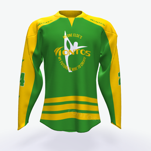 Maillot de hockey sur glace vintage drôle de haute qualité brodé à manches longues pour hommes - Product Image 1