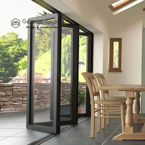 George Group Aluminium-Faltbare Terrassentür mit 3-Schicht-Thermobrücken-Isolierverglasung, Deutscher Hardware, Anpassbare Farbe & Größe - Product Image 5