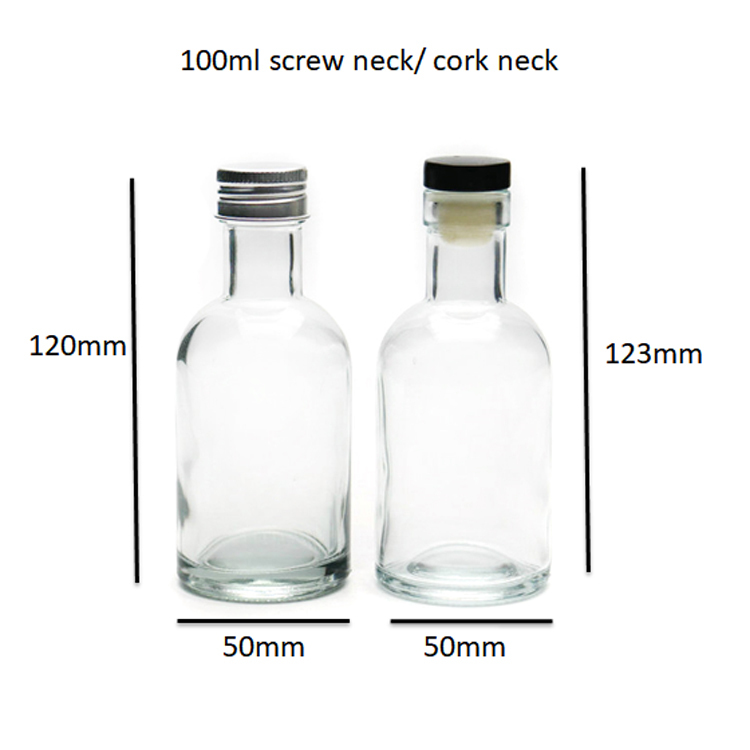 24 Bouteilles En Verre Vides 250 Ml Avec Bouchon Liège - Hermétiques Pour Liquides Alimentaires
