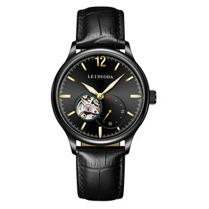 Elegante Reloj Mecánico Automático de Esqueleto, Resistente al Agua, Luminoso, Reloj de Pulsera de Acero Inoxidable a la Moda - Product Image 6