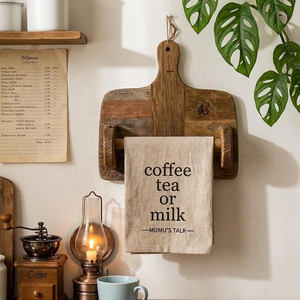 Portarotolo Vintage per Asciugamani di Carta - Supporto Creativo <span class=keywords><strong>in</strong></span> <span class=keywords><strong>Legno</strong></span> per Carta Igienica - Organizzatore Rustico per Cucina e Bagno - Product Image 4
