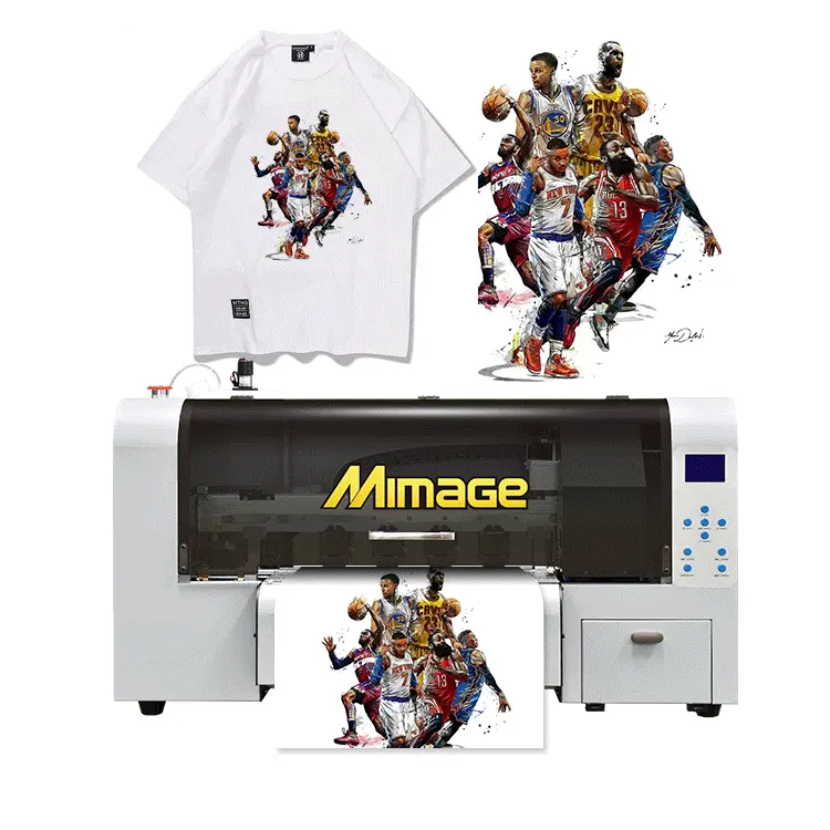 Mimage A3 30 см DTF пленочный принтер XP600 Печатная головка машина Impression Dtf печатная машина для футболок