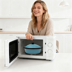 Bandeja de Microondas para Desayuno Rápido, Plato para Hacer Panqueques, Waffles, Huevos Batidos y Calentar Tocino - Product Image 6