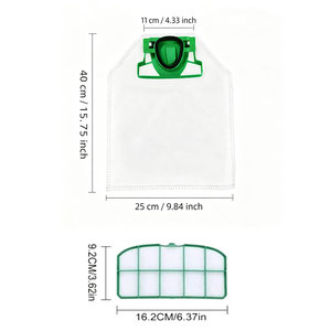 <span class=keywords><strong>Sac</strong></span> à poussière pour aspirateur Vorwerk <span class=keywords><strong>VK200</strong></span> FP200, pièces de rechange non tissées - Product Image 2