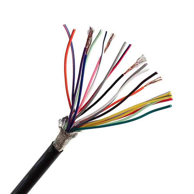 UL20276 Awg26 Awg28 Awg30 Multi Core Twisted-pair Cable PVC Jacket Copper Shielded Instrumentation Cable
