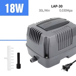 Bomba de Aire para Estanques Resun LAP-10/20/30/<span class=keywords><strong>50</strong></span>/80/120 con Enchufe Estadounidense de 110 V - Bomba de Oxígeno para Acuarios de 10-160 L/Min para Aireación de Aguas Residuales - Product Image 4