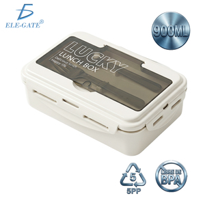 Lonchera Ele-Gate Lucky de 900 ml, libre de BPA, con cubiertos para comida, fruta y almuerzo - Product Image 4