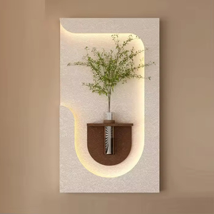 Luxuriöse 3D-Kunst Sandstein künstliche Baum LED-Lichter Wand dekoration für Home Hotels Pop <span class=keywords><strong>Art</strong></span> Stillleben Schneiden Interieur für - Product Image 4
