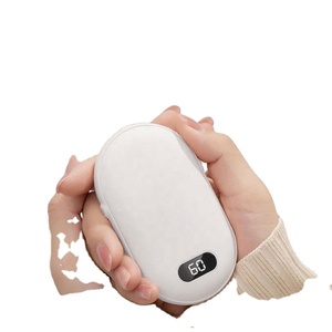 Calentadores de Manos Portátiles Recargables por USB de Alta Calidad al por Mayor, con Pantalla de Temperatura, Mini Bancos de Energía Móviles - Product Image 1