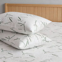 Taie d'oreiller en bambou respirante de qualité supérieure, lavable, anti-humidité, personnalisable, prix usine